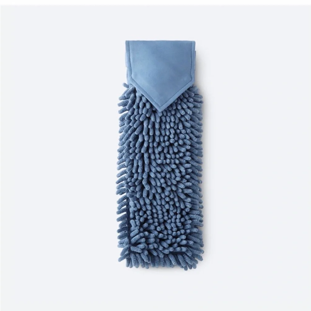 Set of 3 Chenille Microfiber Hand Towels by Norwex, in Denim - Picture 5 of 6